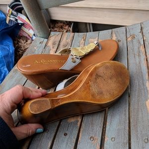 a giannetti wedge sandals